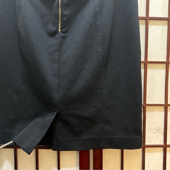 MICHAEL Michael Kors Goth Womens Back Zip Above Knee Pencil Skirt Black Size 8 - Picture 10 of 11